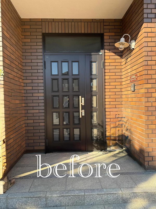 玄関ドアリフォーム工事｜玄関リフォーム｜那須塩原市O様邸　(2025.12.15)